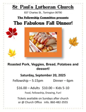 Fall Dinner 2025