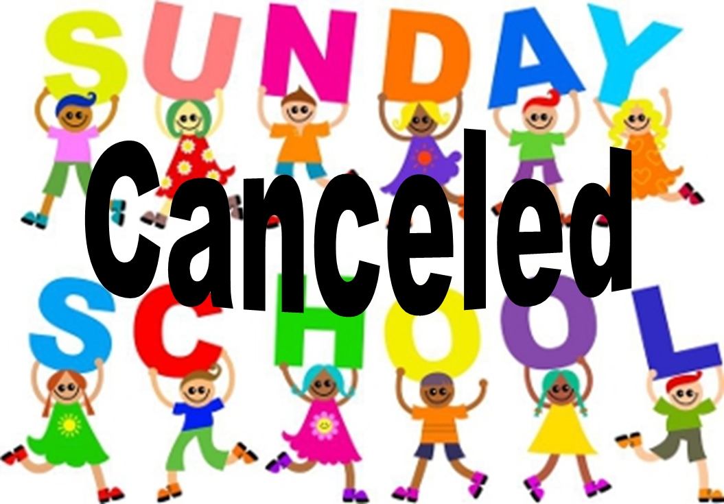 sunday school cancelled